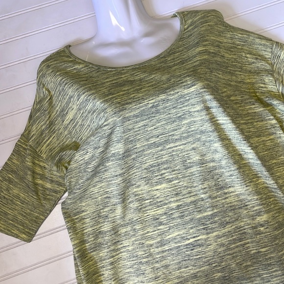 LulaRoe Lt Yellow Microstriped Irma Tunic Top-0919 - Picture 8 of 10